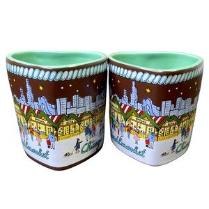 Chicago 2018 Christkindlmarket Coffee Mug Set Brown